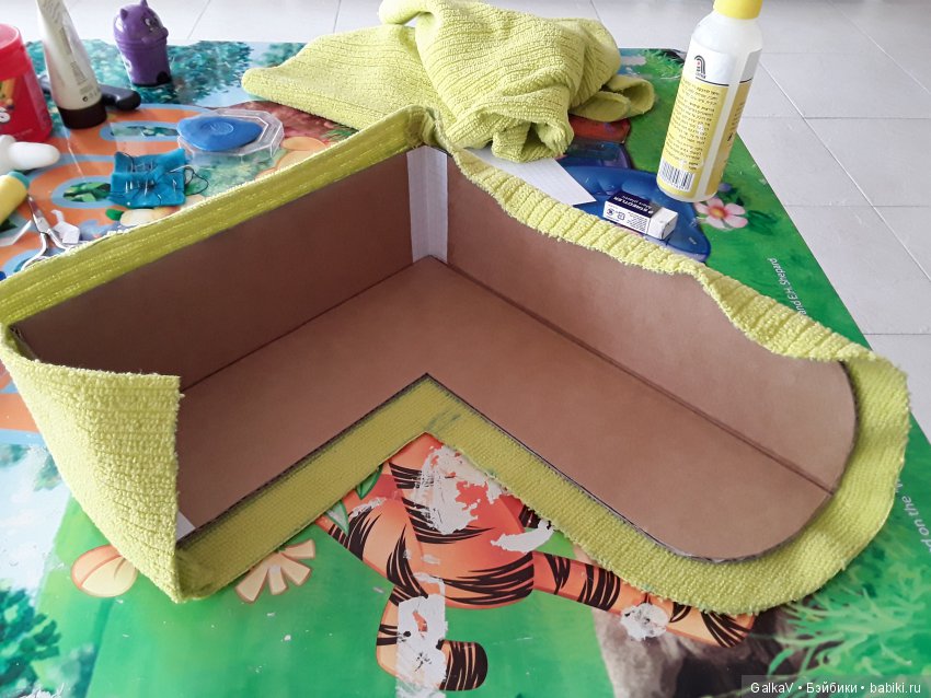 МК диванчика для малышек и не только