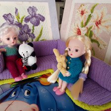 МК диванчика для малышек и не только