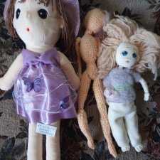 Лот мягких кукол