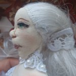 Текстильная кукла невеста