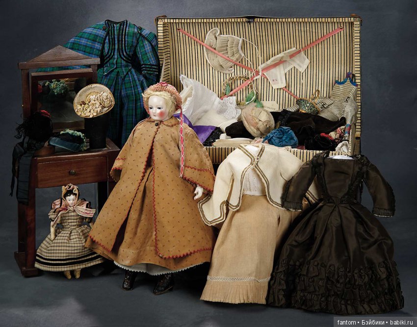 ранний poupee, представленный в магазине игрушек D'Autremont, около 1860 года, вероятно, был заказан Blampoix