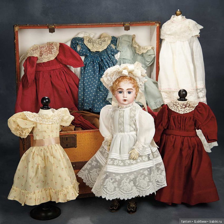Maison Bru, около 1890, bebe был заказан роскошный парижский магазин кукол Au Nain Bleu.