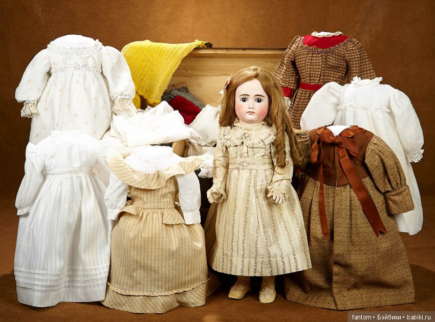 кукла Кестнер с  приданым, около 1890г.