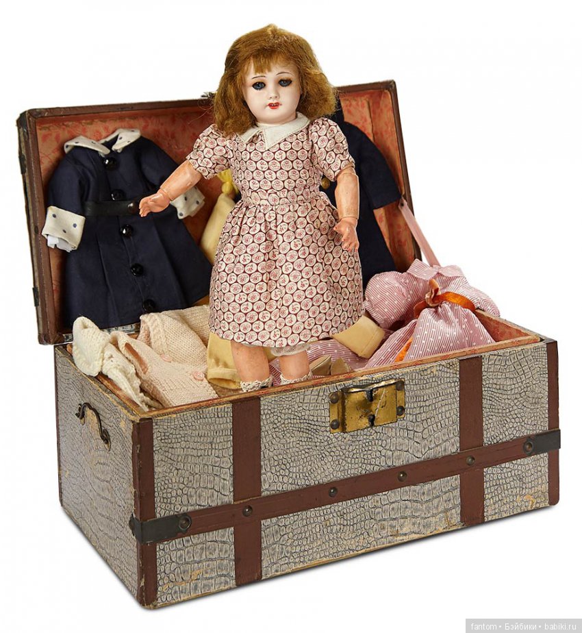 кукла была представлена как Bleuette (Франция), около 1920