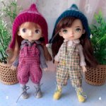 Комплект одежды для куклы Монст/ Xiaomi Monst Doll Комбинезон Джемпер Шапка Носки