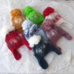 Разноцветные вязаные шапки для кукол Xiaomi Monst Doll Монст Шлем Ушанка