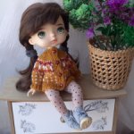 Вязаная кофта для кукол Xiaomi Monst Doll Монст Кардиган жаккардовый
