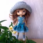 Летние  нарядные комплекты для кукол Xiaomi Monst Doll Монст  Платье Шляпа