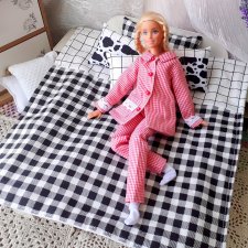 Комплекты постельного белья  для Блайз, Барби и других кукол формата 1:6