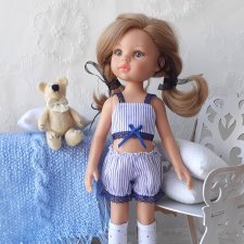 Нижнее белье Легкие пижамки для куклы Паола Рейна 2 предмета Paola Reina