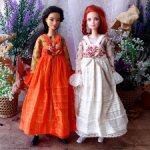 Нарядные комплекты одежды  для Барби Barbie в винтажном стиле. Костюм фея/ведьма/золушка/принцесса