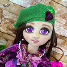 Текстильная кукла Хары Бюльбюль