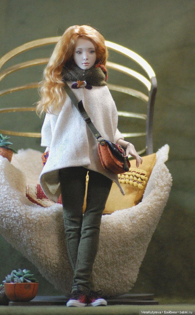 Моя Аглая, фарфоровая девушка JR doll, немного шитья и фото (фото 3)