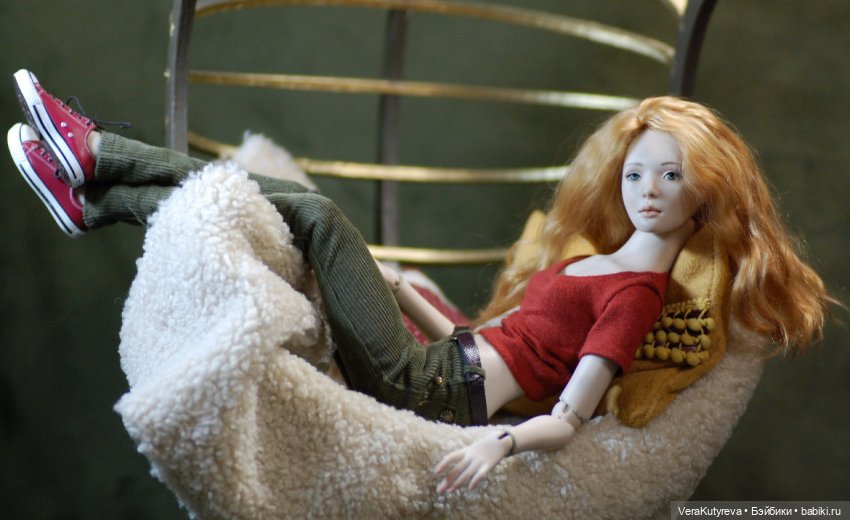 Моя Аглая, фарфоровая девушка JR doll, немного шитья и фото (фото 6)