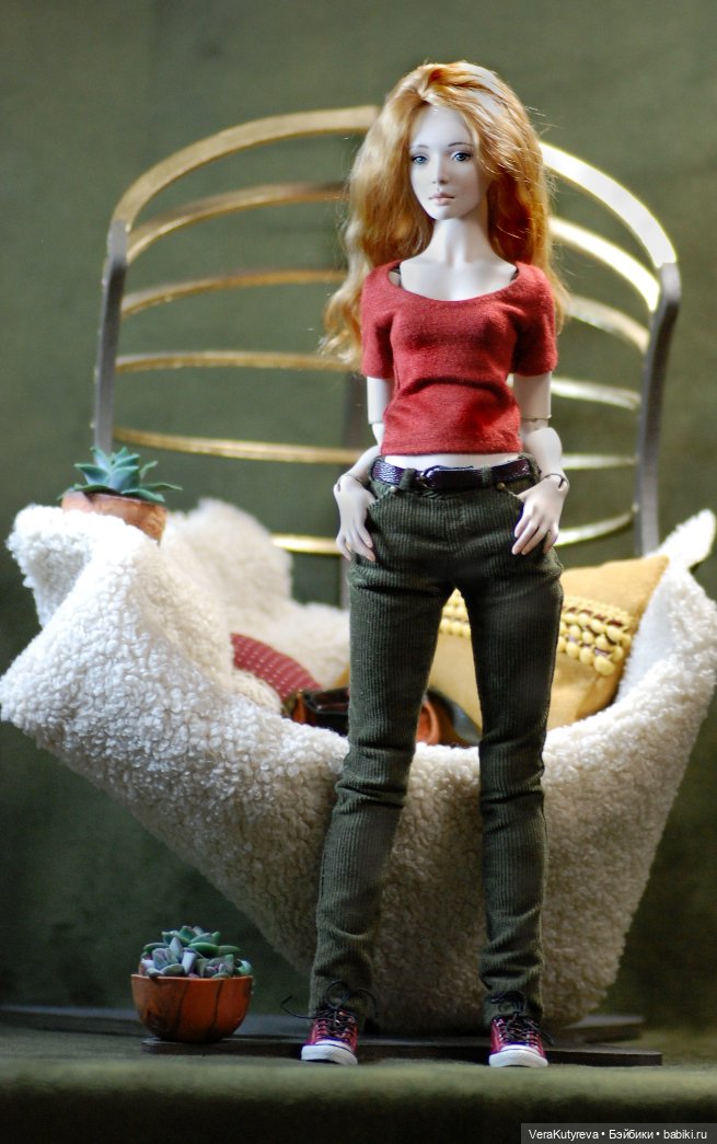 Моя Аглая, фарфоровая девушка JR doll, немного шитья и фото (фото 7)