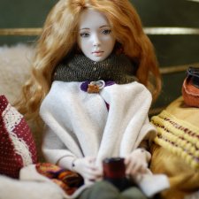 Моя Аглая, фарфоровая девушка JR doll, немного шитья и фото