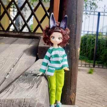 Гуляем с Юми.