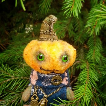 Осень, тыквы.