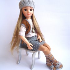 Эрика. прошивка волос кукле