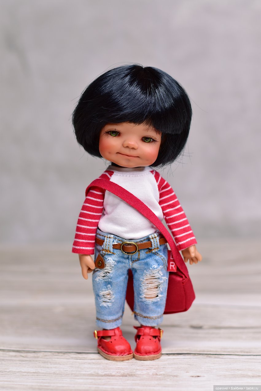 Новые джинсы | Бэйбики Новые джинсы — Куклы Meadow dolls (Медовушки): BJD (БЖД) (фото 10)