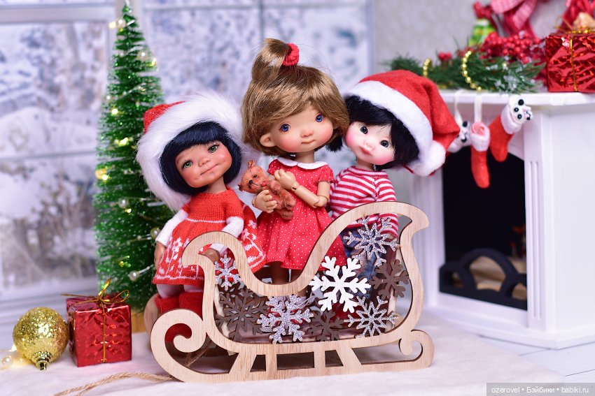 Merry Christmas — Куклы Meadow dolls (Медовушки): BJD (БЖД)
