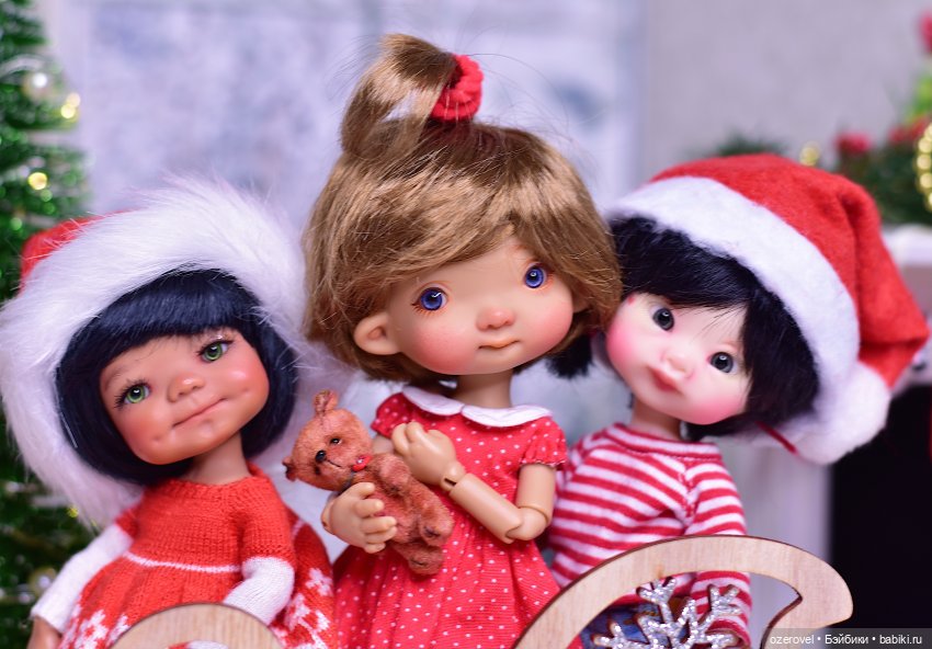 Merry Christmas — Куклы Meadow dolls (Медовушки): BJD (БЖД)