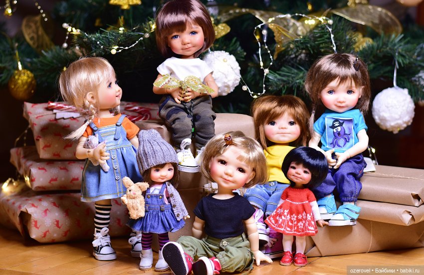 Елку нарядили, подарки приготовили.. устали.. присели отдохнуть | Бэйбики Елку нарядили, подарки приготовили.. устали.. присели отдохнуть (фото 7)