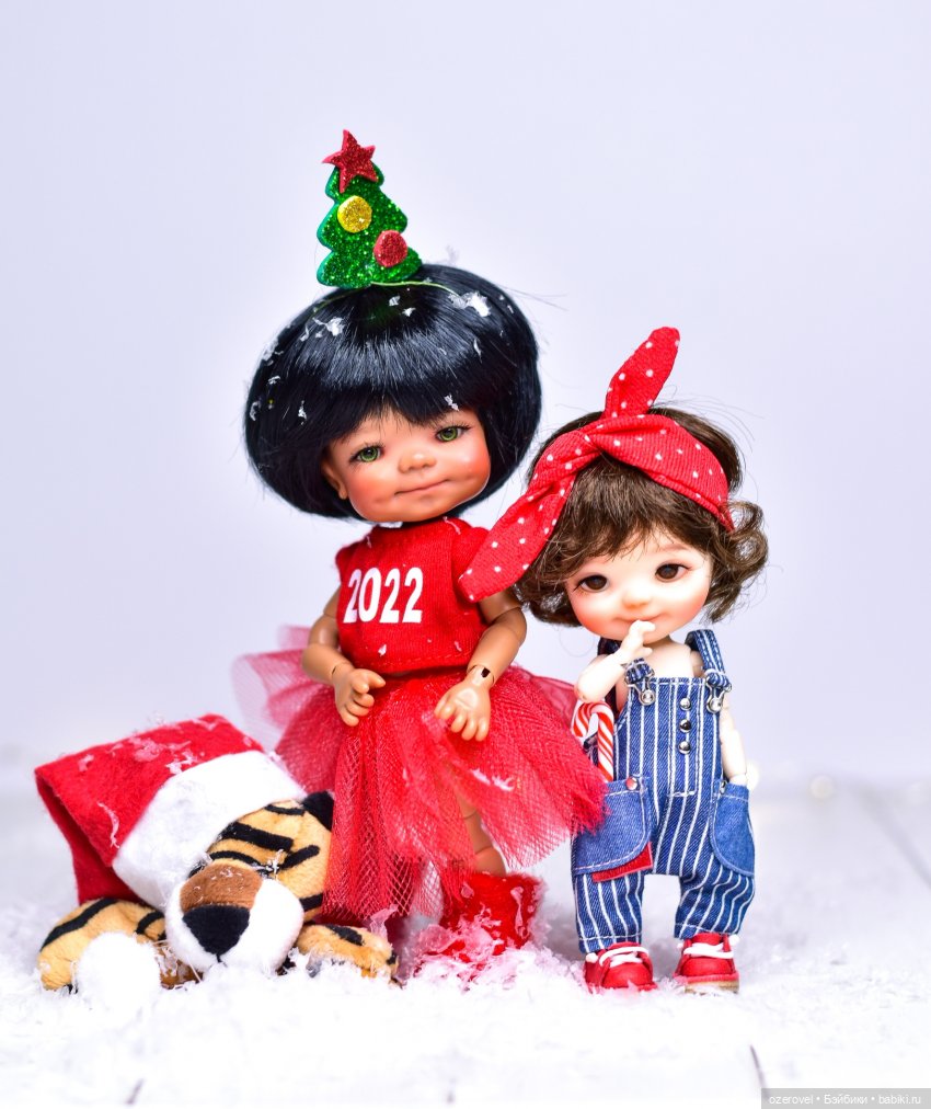 С Новым годом | Бэйбики С Новым годом — Куклы Meadow dolls (Медовушки): BJD (БЖД) (фото 4)