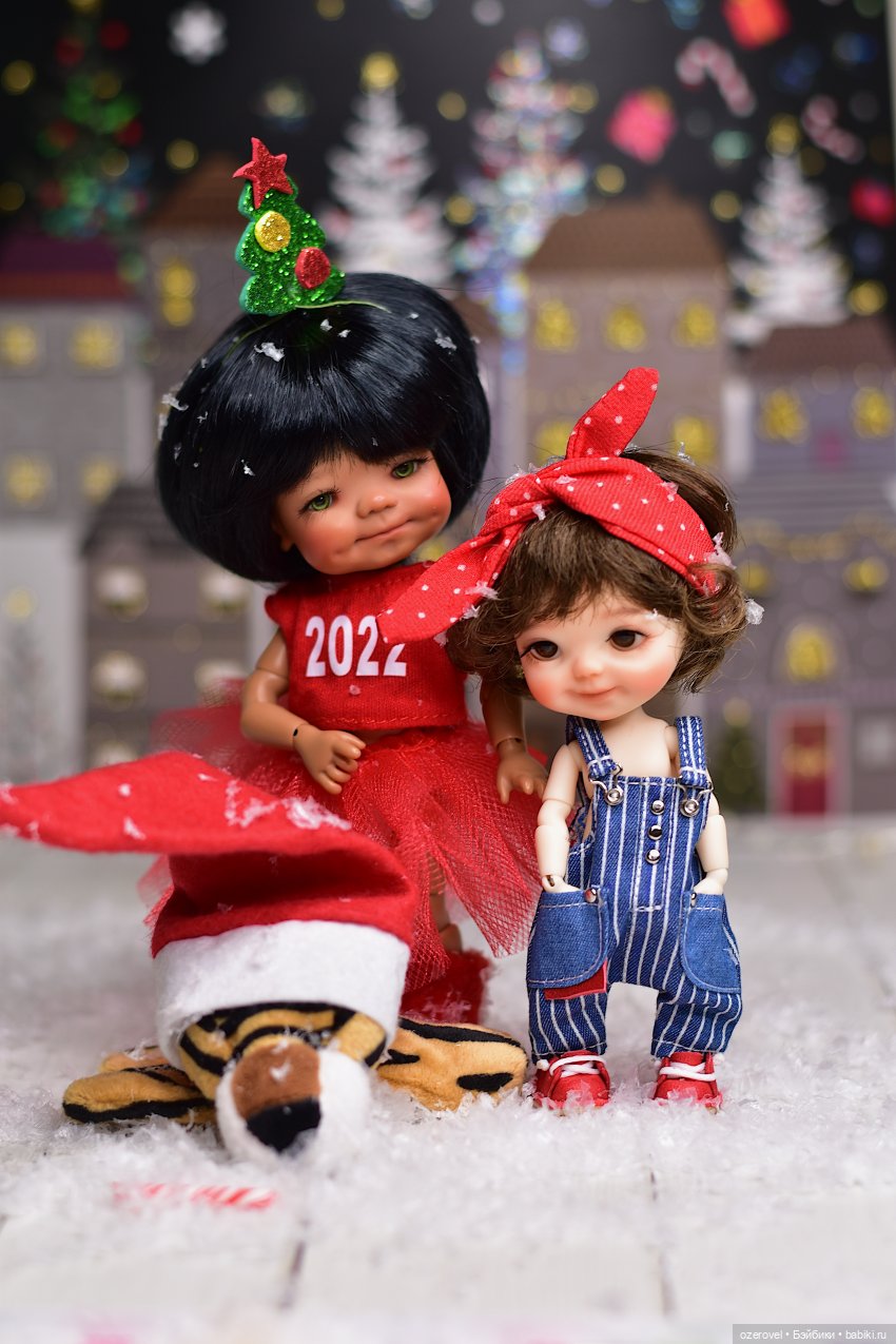 С Новым годом | Бэйбики С Новым годом — Куклы Meadow dolls (Медовушки): BJD (БЖД) (фото 7)