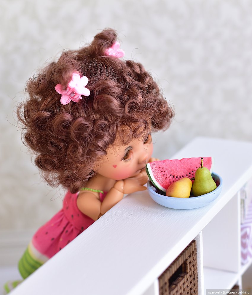 Лето. Девочка. Арбуз — Куклы Nikki Britt (Никки Бритт): авторские BJD (БЖД) (фото 2)