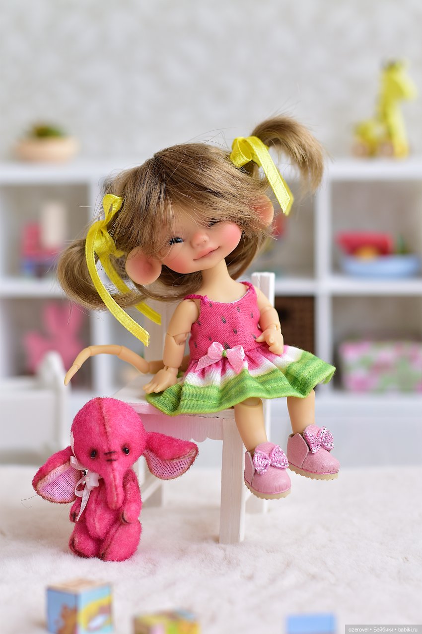 Арбузное настроение — Куклы Nikki Britt (Никки Бритт): авторские BJD (БЖД)