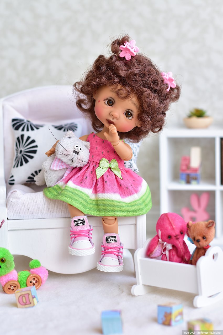 Арбузное настроение — Куклы Nikki Britt (Никки Бритт): авторские BJD (БЖД)