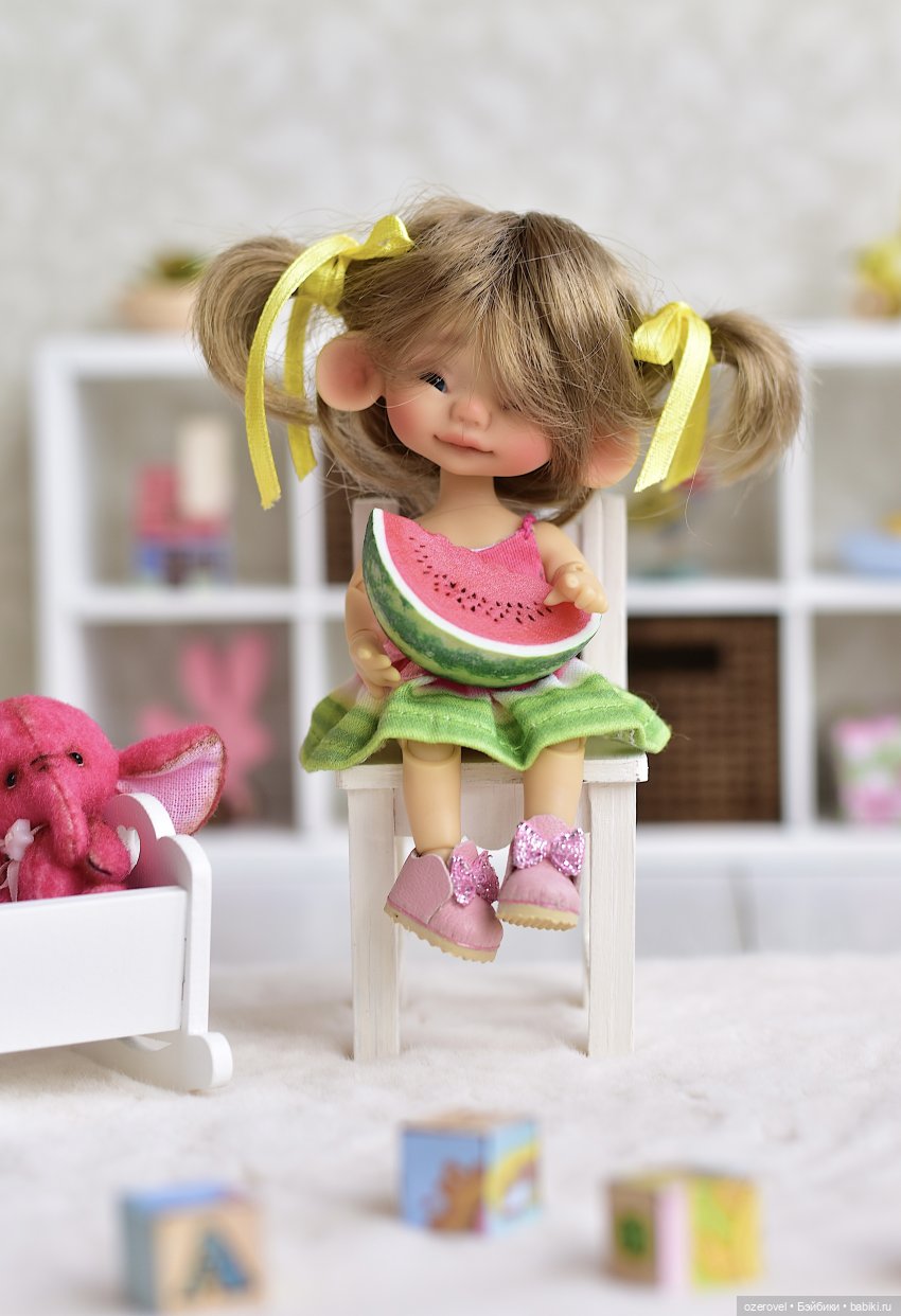 Арбузное настроение — Куклы Nikki Britt (Никки Бритт): авторские BJD (БЖД)