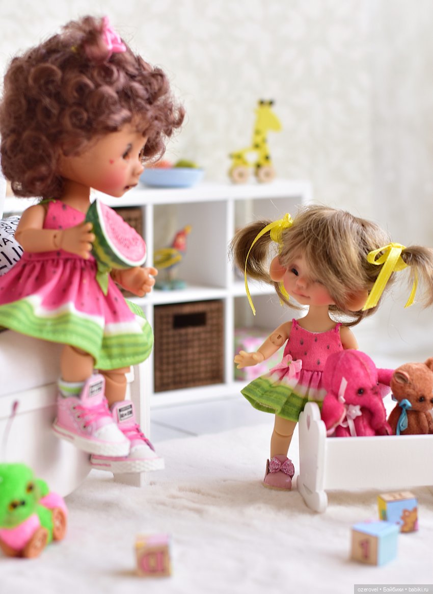 Арбузное настроение — Куклы Nikki Britt (Никки Бритт): авторские BJD (БЖД)