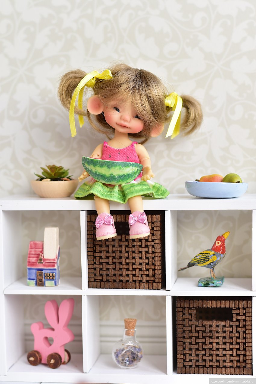 Арбузное настроение — Куклы Nikki Britt (Никки Бритт): авторские BJD (БЖД)