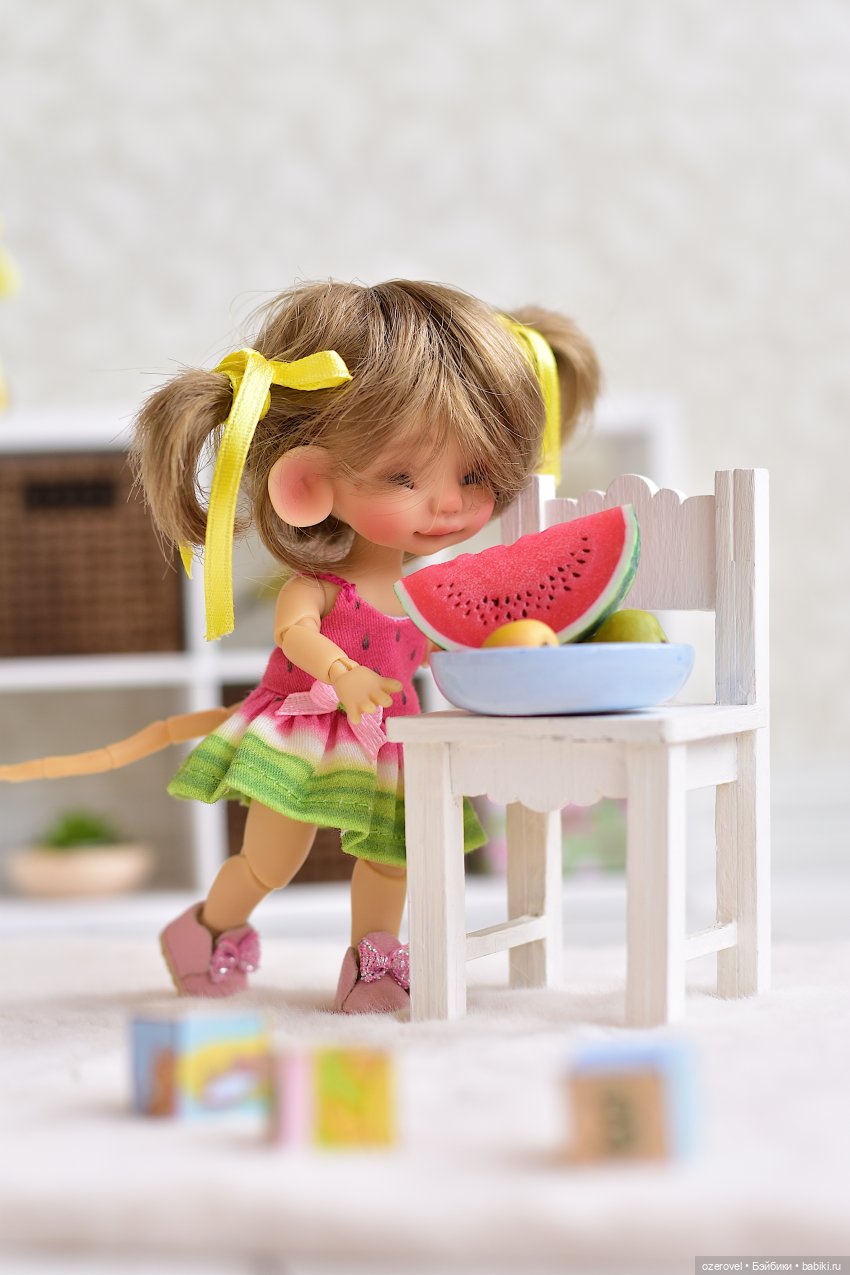 Арбузное настроение — Куклы Nikki Britt (Никки Бритт): авторские BJD (БЖД)