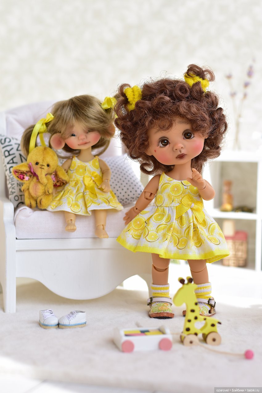 Цвет настроения желтый — Куклы Nikki Britt (Никки Бритт): авторские BJD (БЖД)