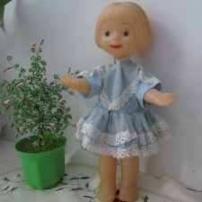 Небольшая куколка  рельефка из детства