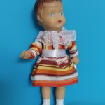 Небольшая немецкая кукла, нечастая, резин
