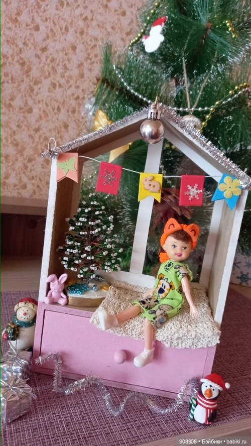 Новогодняя ключница из Фикс-прайса (фото 8)