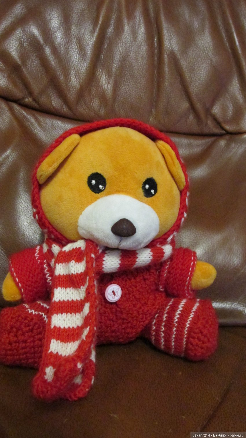 К Маше приехал Мишка в рюкзаке! Из одежды - тоненький шарфик и всё (фото 5)