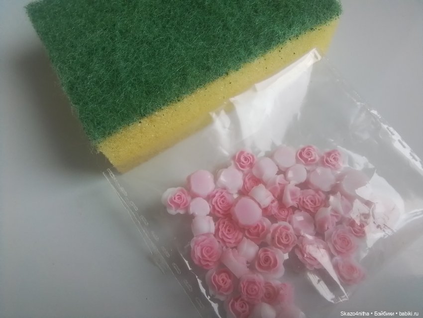 Розы маникюрные. Мини МК букета из роз к 8 марта