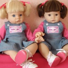 ЛОТ: 2 девочки на молде Savannah от Lee Middleton. Цена за обеих кукол