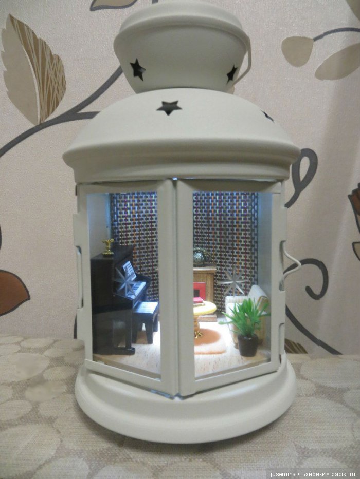 Румбокс/миниатюра в фонаре