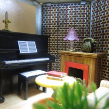 Румбокс/миниатюра в фонаре