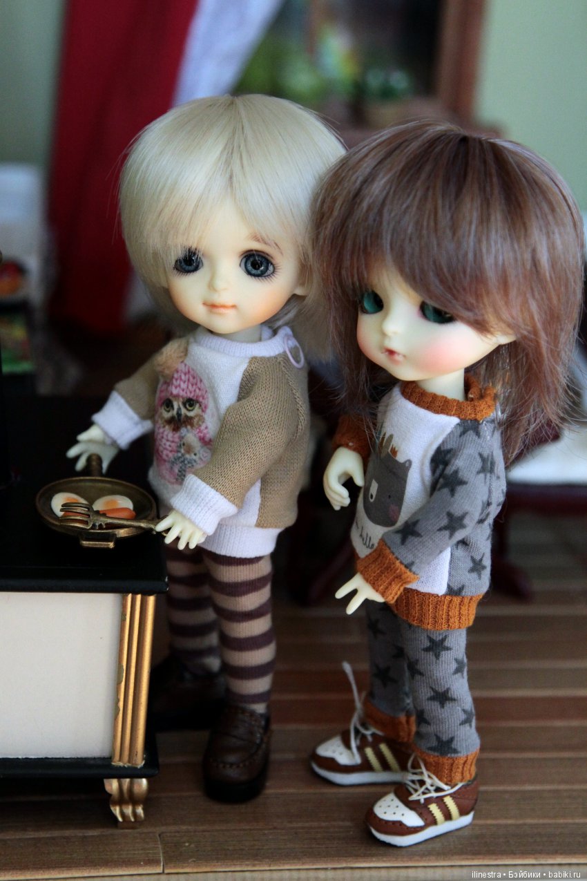 Каникулы с Хару и Басей: Готовим завтрак (фото 5)