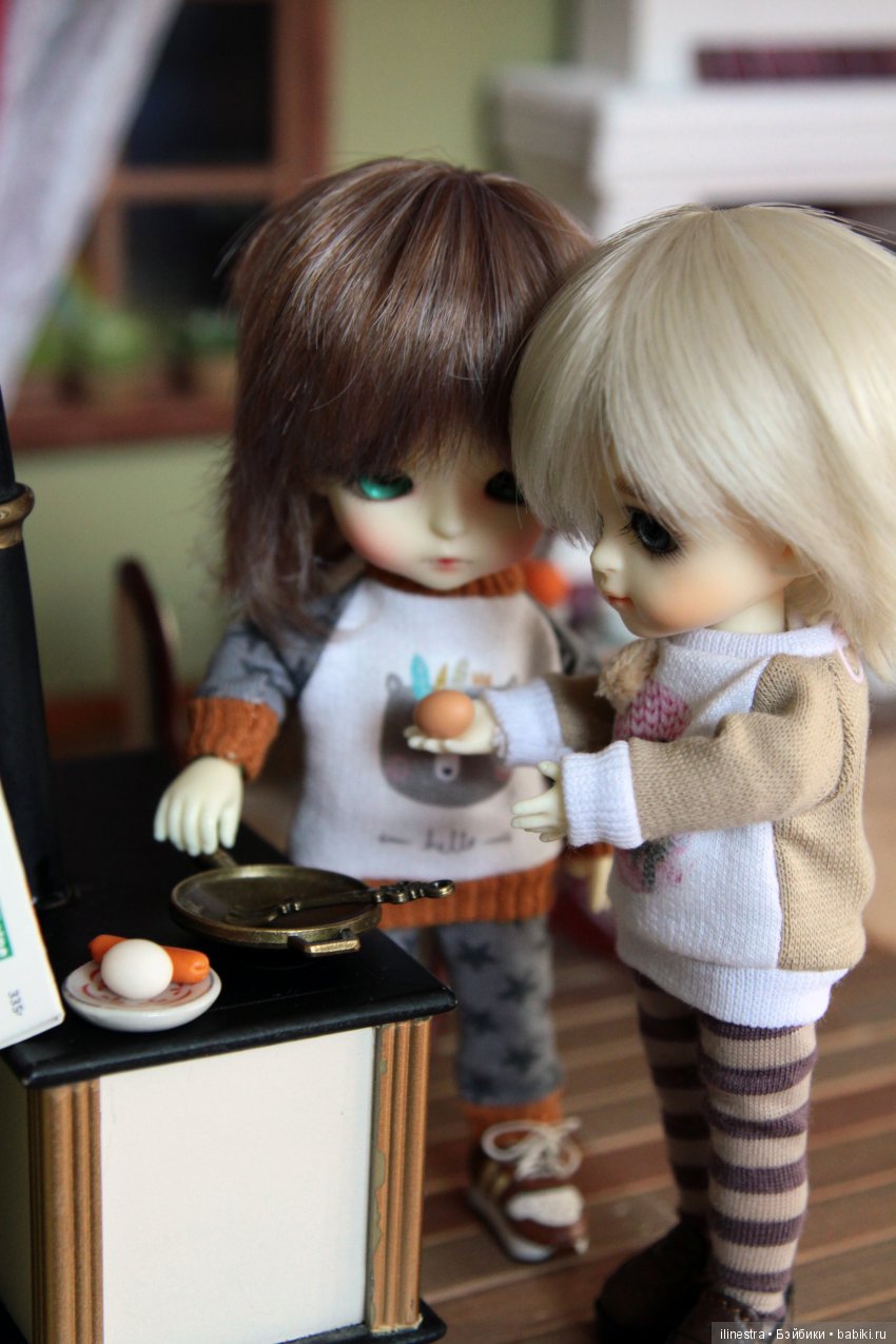 Каникулы с Хару и Басей: Готовим завтрак (фото 4)