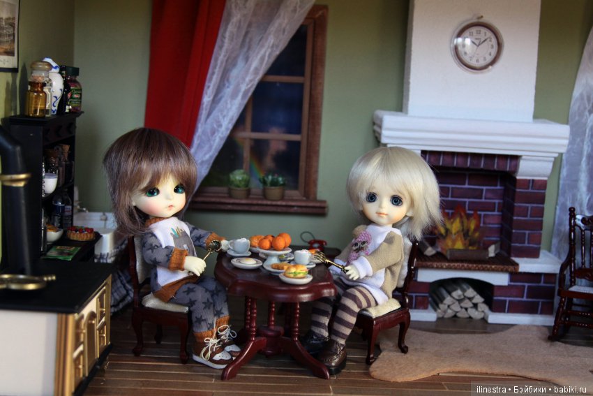 Каникулы с Хару и Басей: Готовим завтрак (фото 6)