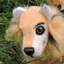 Подвижная собака для BJD