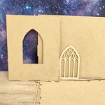 Румбокс для кукол 1:8, 1:12 — заготовка